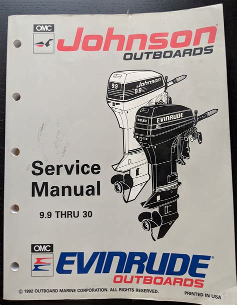 1974 1991 johnson evinrude outboard service manual Doc